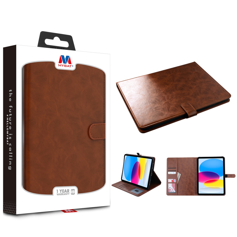 Picture of MyBat MyJacket Wallet Element Series for Apple iPad 10.9 (2022) - Brown