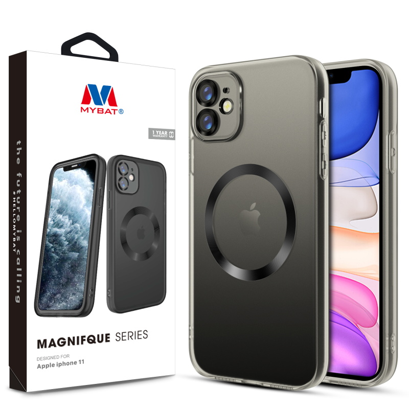 Picture of MyBat Magnifque Series Case w/ MagSafe for Apple iPhone 11 - Black