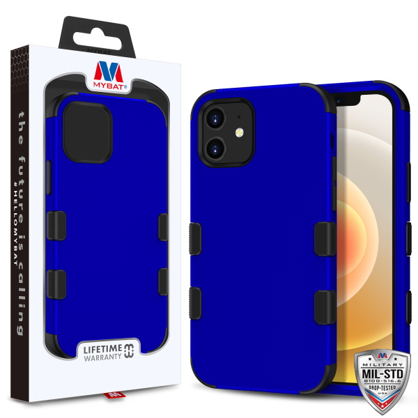 Picture of MyBat TUFF Hybrid Protector Case [Military-Grade Certified] for Apple iPhone 12 mini (5.4) - Blue
