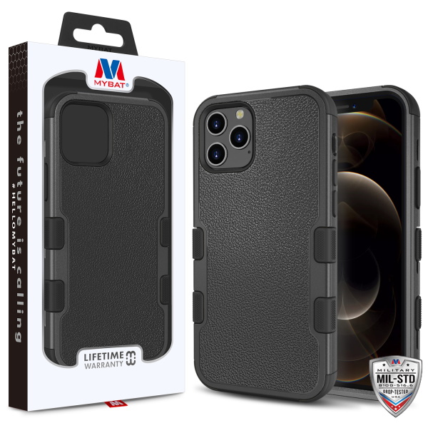 Picture of MyBat TUFF Series Case for Apple iPhone 12 Pro Max (6.7) - Natural Black / Black