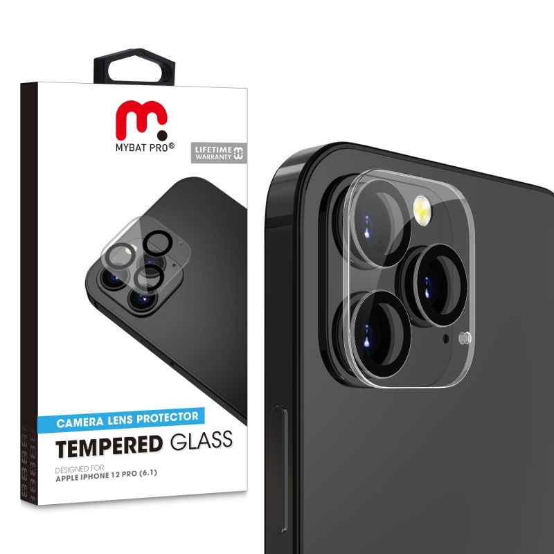Picture of MyBat Pro Tempered Glass Lens Protector (2.5D) for Apple iPhone 12 Pro (6.1) - Clear