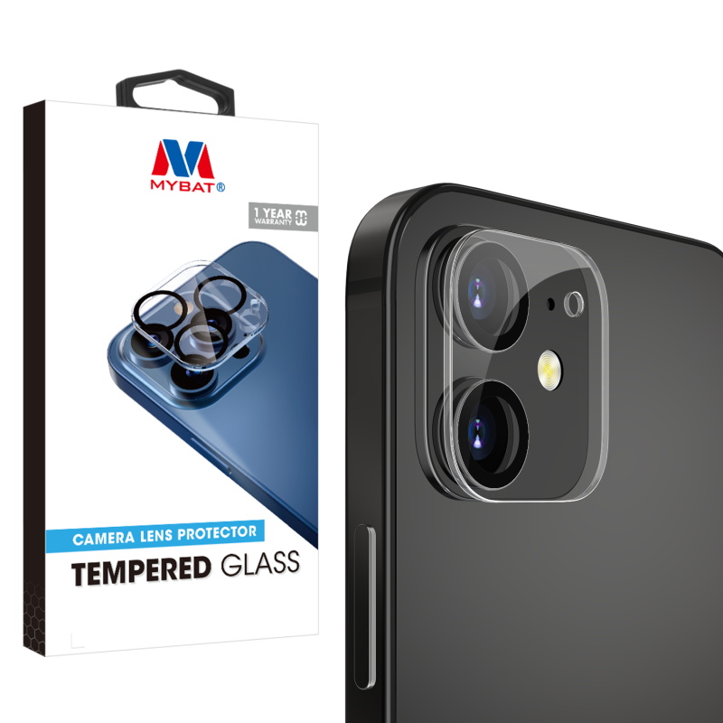 Picture of MyBat Tempered Glass Lens Protector (2.5D) for Apple iPhone 12 mini (5.4) - Clear
