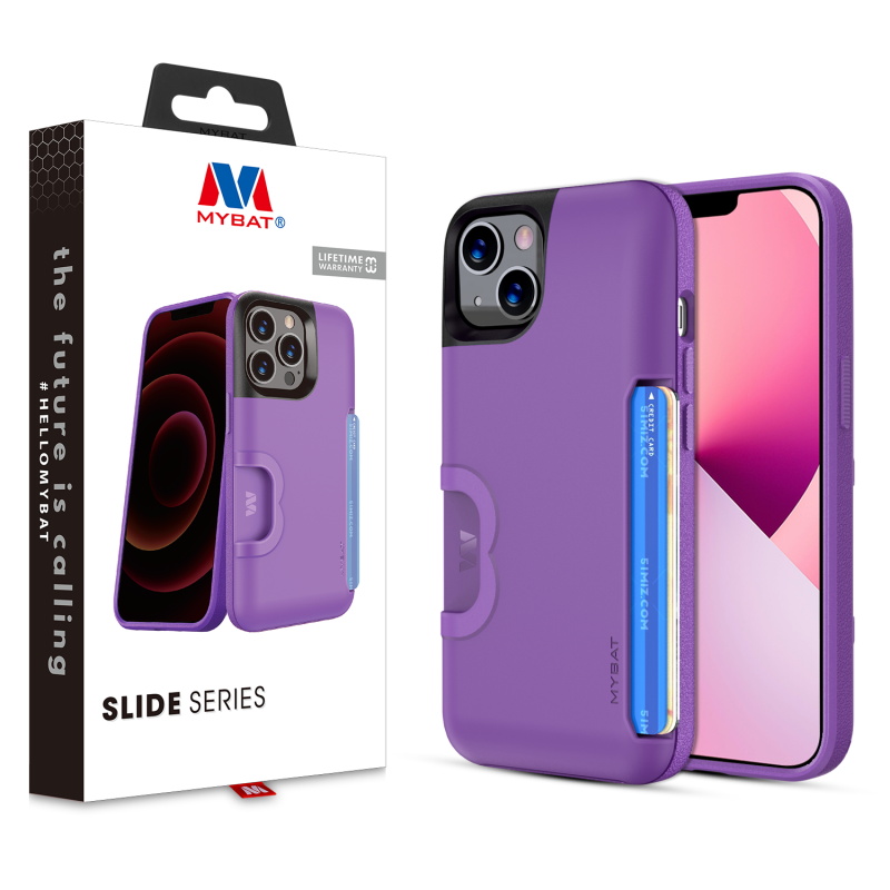 Picture of MyBat Slide Series Case for Apple iPhone 13 (6.1) - Purple