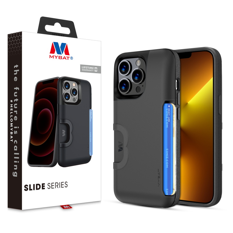Picture of MyBat Slide Series Case for Apple iPhone 13 Pro (6.1) - Black