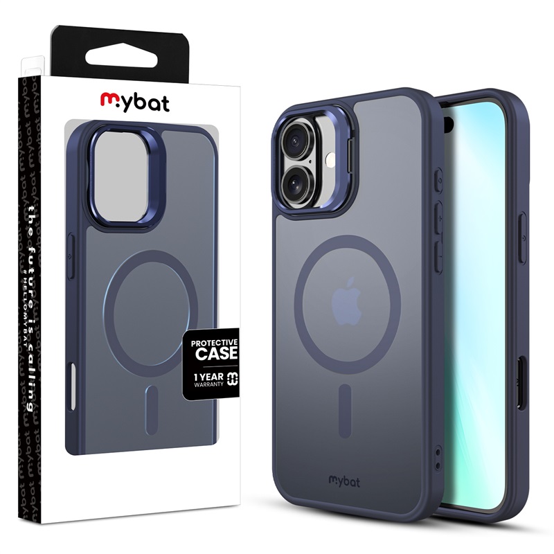 Picture of MyBat InFrame MagSafe Case with Kickstand for Apple iPhone 16 - Cobalt