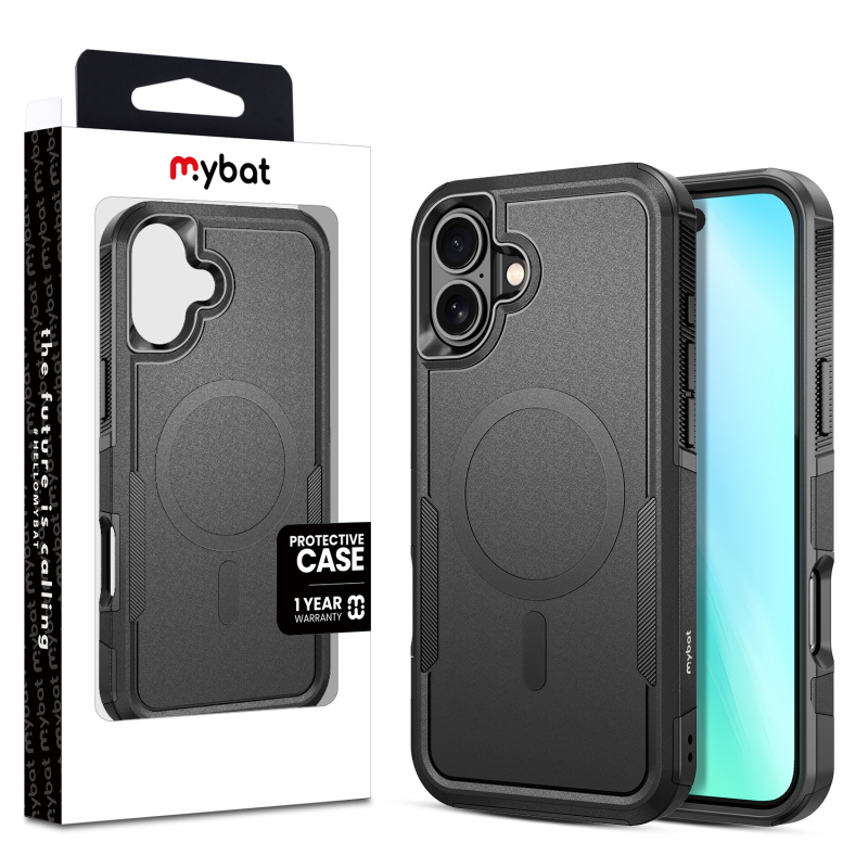 Picture of MyBat Fortress Series for Apple iPhone 16 Plus - Black
