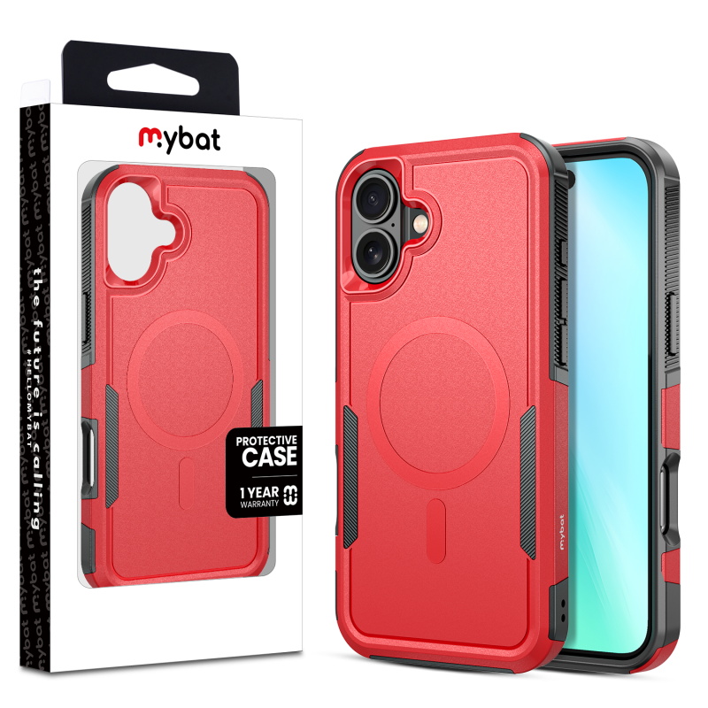 Picture of MyBat Fortress Series for Apple iPhone 16 Plus - Red