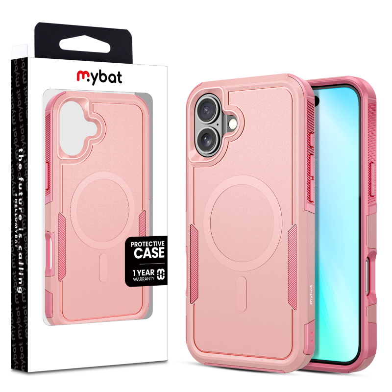 Picture of MyBat Fortress Series for Apple iPhone 16 Plus - Pink