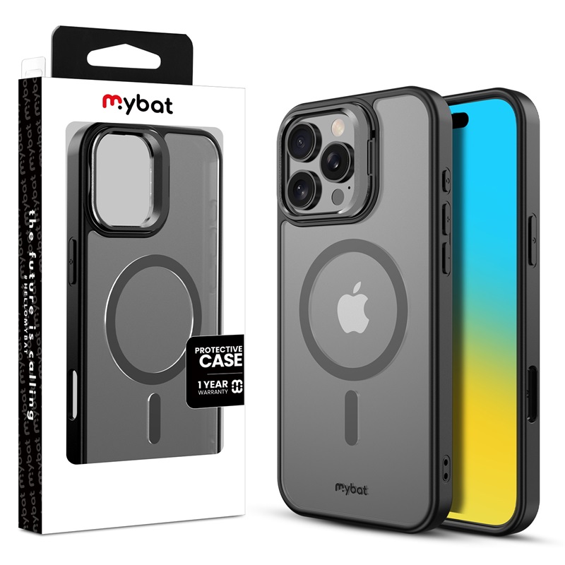 Picture of MyBat InFrame MagSafe Case with Kickstand for Apple iPhone 16 Pro - Black