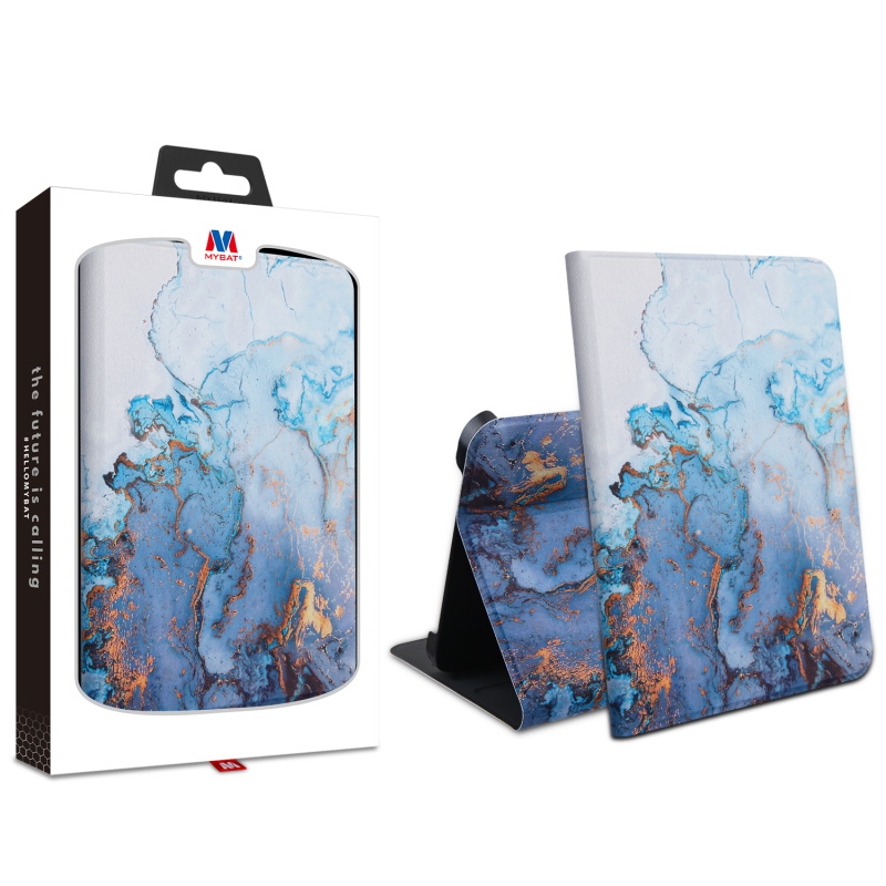 Picture of MyBat MyJacket Wallet for Apple iPad mini 6 (2021) / iPad mini 7 (2024) - Blue / Marble