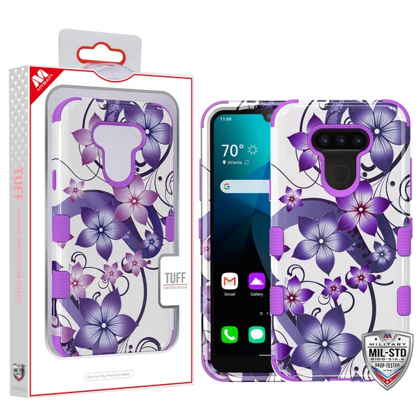 Picture of MyBat TUFF Series Case for Lg Harmony 4 - Purple Hibiscus