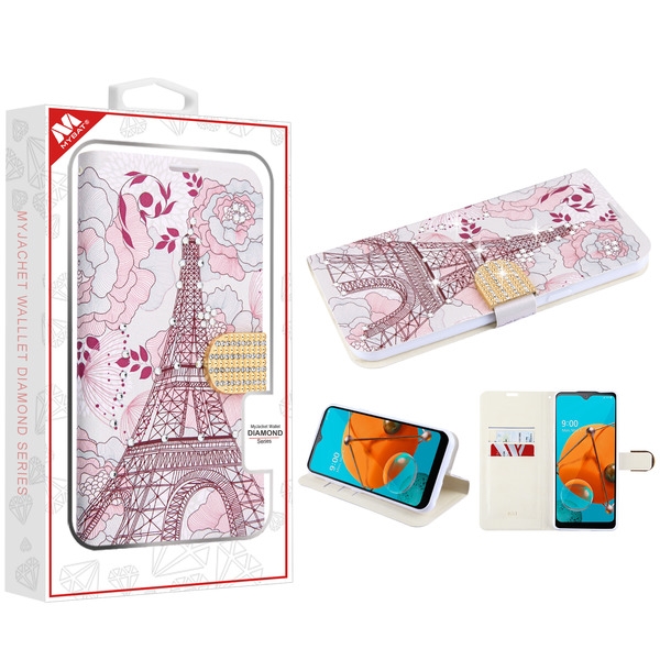 Picture of MyBat MyJacket Wallet Diamond Series for Lg K51 / Reflect - Eiffel Tower