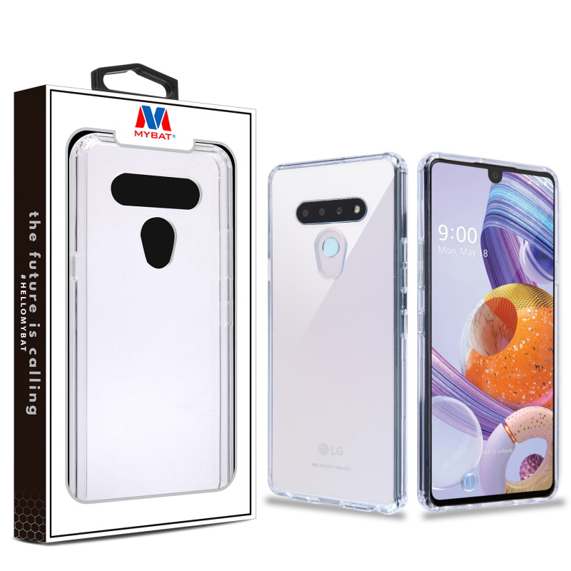 Picture of MyBat Sturdy Gummy Cover for Lg Stylo 6 - Highly Transparent Clear / Transparent Clear