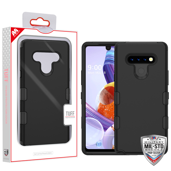 Picture of MyBat TUFF Hybrid Phone Protector Cover [Military-Grade Certified] for Lg Stylo 6 - Black