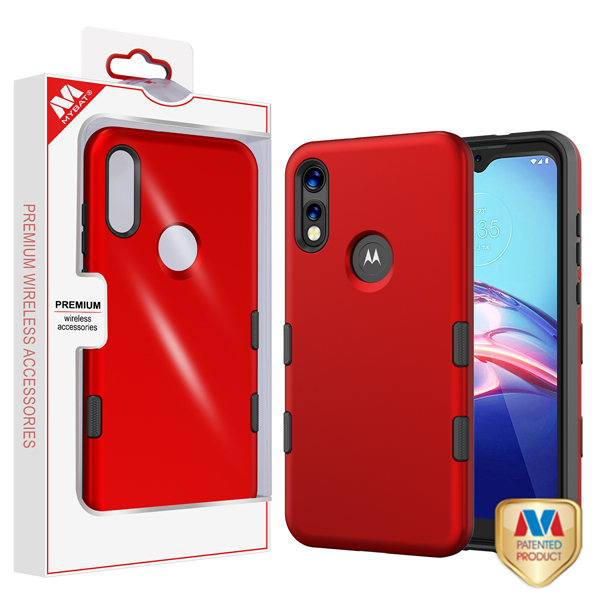 Picture of MyBat TUFF Subs Series Case for Motorola Moto E (2020) / Moto E7 (2020) - Red