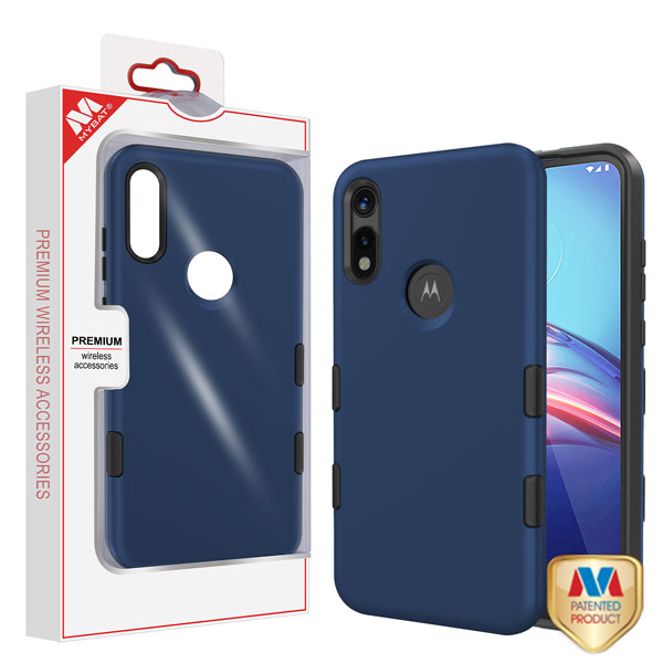 Picture of MyBat TUFF Subs Series Case for Motorola Moto E (2020) / Moto E7 (2020) - Ink Blue