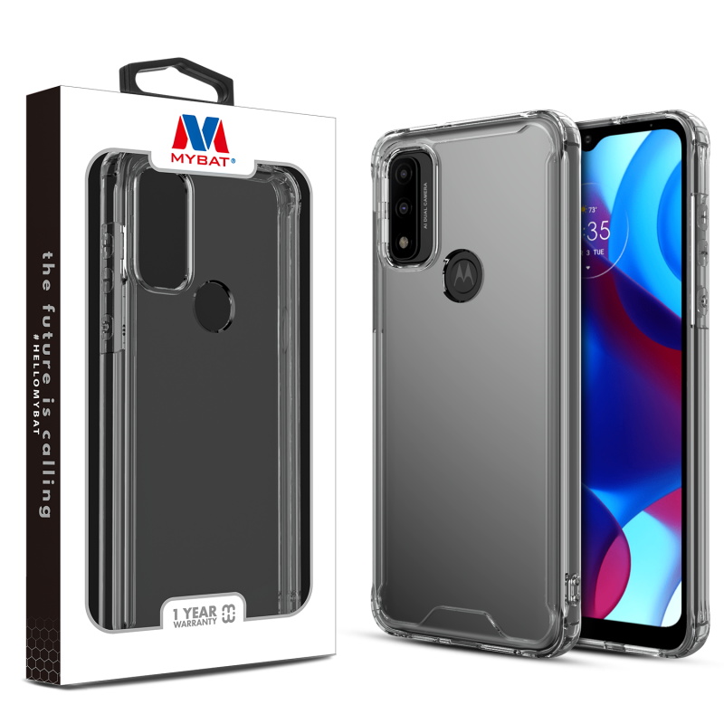 Picture of MyBat Sturdy Gummy Cover for Motorola Moto G Pure / Moto G Power (2022) - Highly Transparent Clear / Transparent Clear