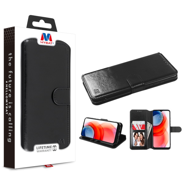 Picture of MyBat MyJacket Wallet Element Series for Motorola Moto G Play (2021) - Black