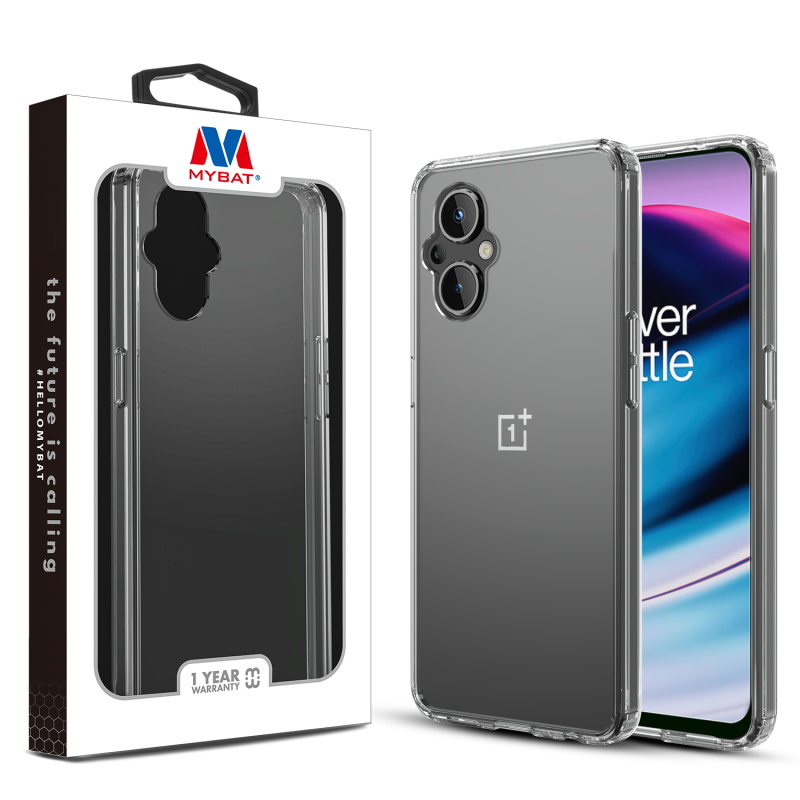 Picture of MyBat Sturdy Gummy Cover for Oneplus Nord N20 5G - Highly Transparent Clear / Transparent Clear