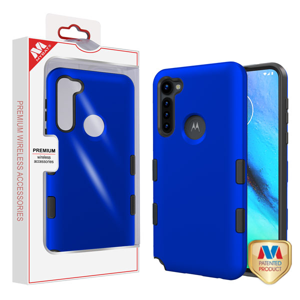 Picture of MyBat TUFF Subs Series Case for Motorola Moto G Stylus - Blue