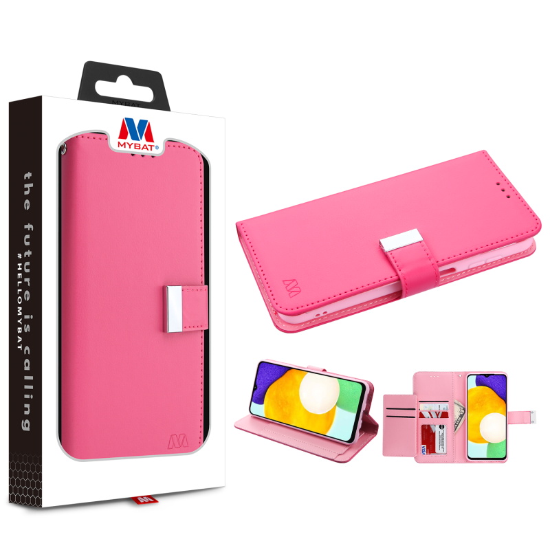 Picture of MyBat MyJacket Wallet Xtra Series for Samsung Galaxy A13 5G - Hot Pink / Pink
