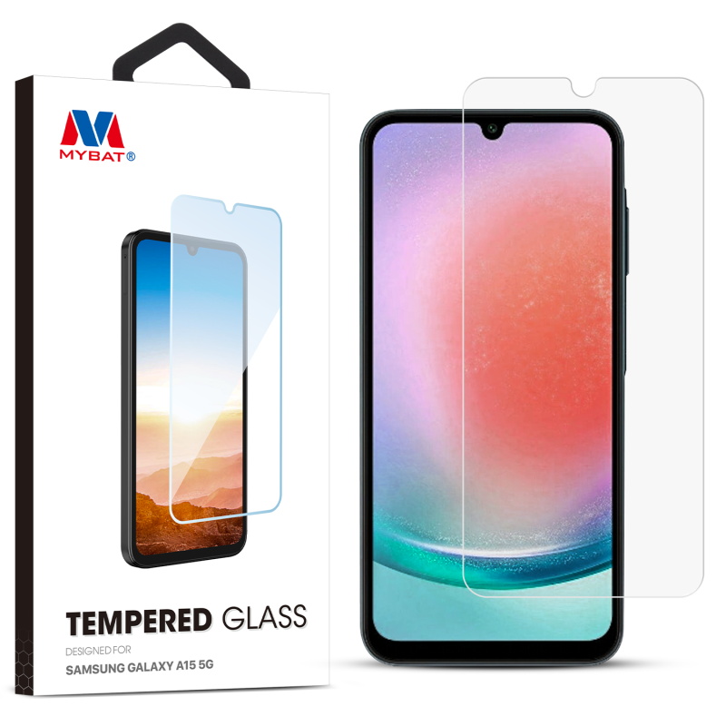 Picture of MyBat Tempered Glass Screen Protector (2.5D) for Samsung Galaxy A15 5G - Clear