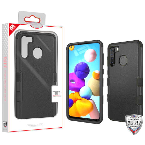 Picture of MyBat TUFF Series Case for Samsung Galaxy A21 - Natural Black / Black