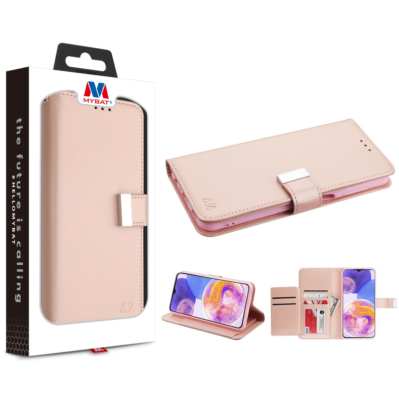 Picture of MyBat MyJacket Wallet Xtra Series for Samsung Galaxy A23 5G - Rose Gold