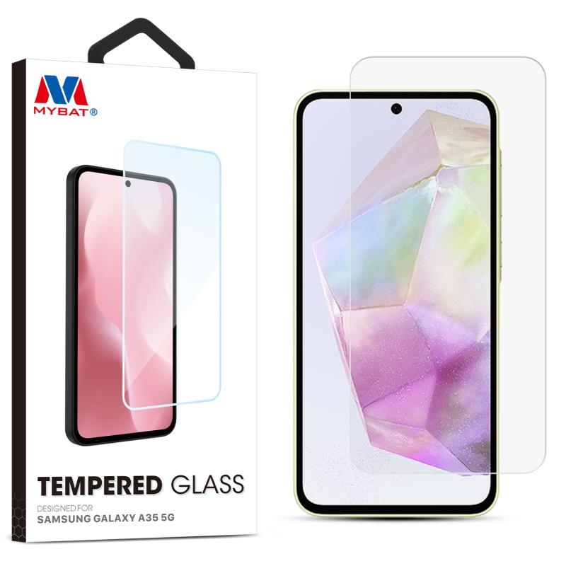 Picture of MyBat Tempered Glass Screen Protector (2.5D) for Samsung Galaxy A35 5G - Clear