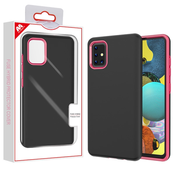 Picture of MyBat Fuse Series Case for Samsung Galaxy A51 5G - Black / Red