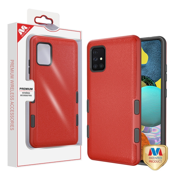 Picture of MyBat TUFF Subs Series Case for Samsung Galaxy A51 5G - Natural Red / Black