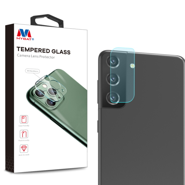 Picture of MyBat Tempered Glass Lens Protector (2.5D) for Samsung Galaxy S21 Plus - Clear