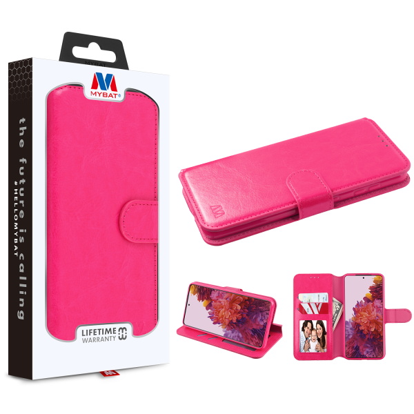 Picture of MyBat MyJacket Wallet Element Series for Samsung Galaxy S21 Ultra - Hot Pink