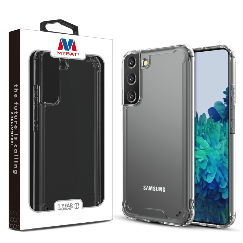 Picture of MyBat Sturdy Gummy Cover for Samsung Galaxy S22 Plus - Highly Transparent Clear / Transparent Clear