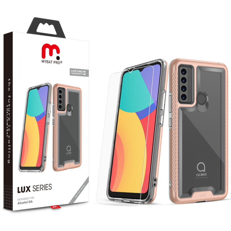 Picture of MyBat Pro Lux Series Case for Alcatel DA / TCL 20 XE - Rose Gold