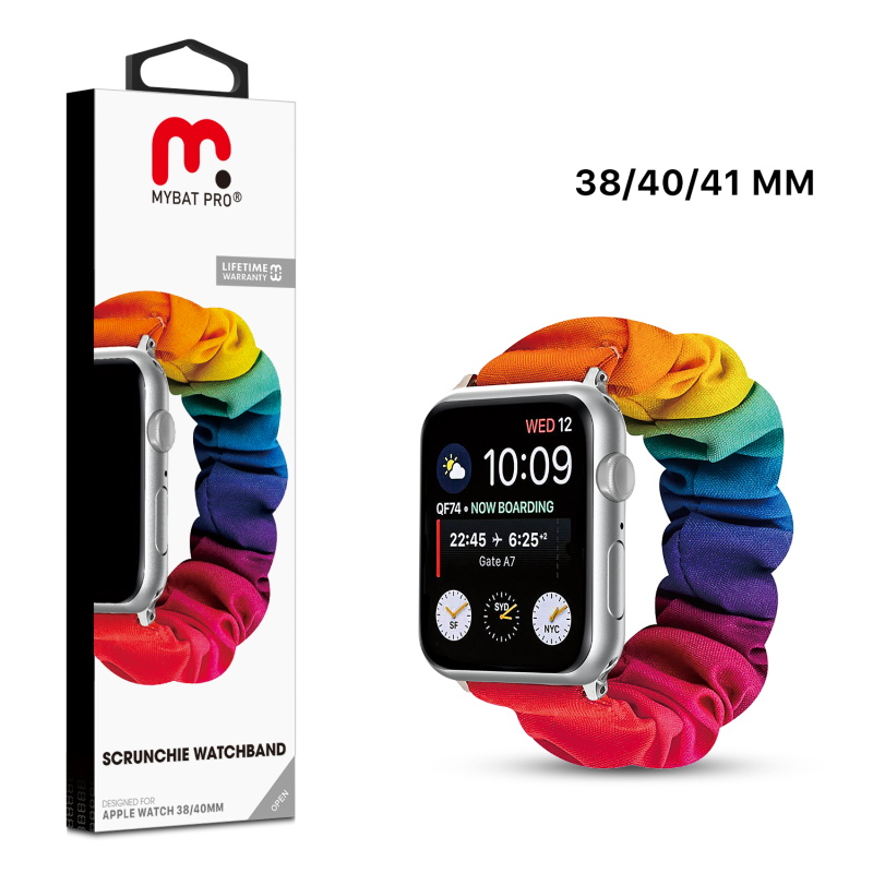 Picture of MyBat Pro Scrunchie Watchband for Apple Watch 38mm / 40mm - Rainbow