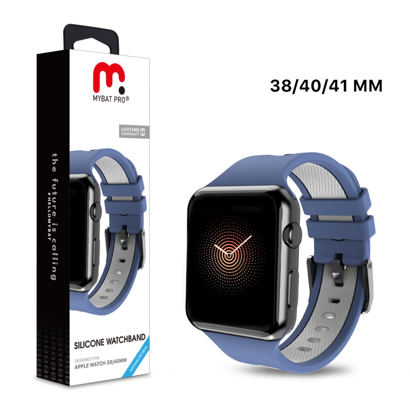 Picture of MyBat Pro Silicone Watchband for Apple Watch 41mm / 40mm - Dark Blue