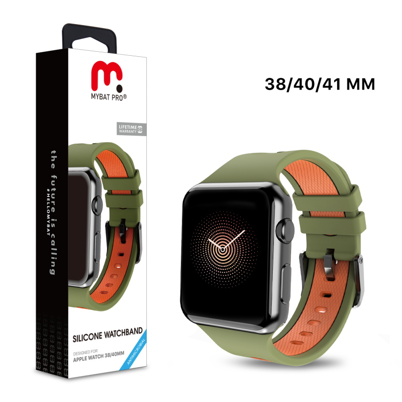 Picture of MyBat Pro Silicone Watchband for Apple Watch 41mm / 40mm - Green