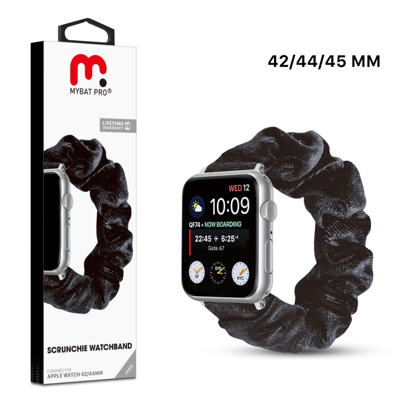 Picture of MyBat Pro Scrunchie Watchband for Apple Watch 42mm / 44mm - Black