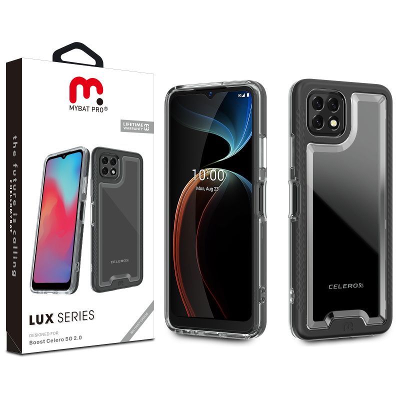 Picture of MyBat Pro Lux Series Case for Boost Celero 5G 2.0 - Black