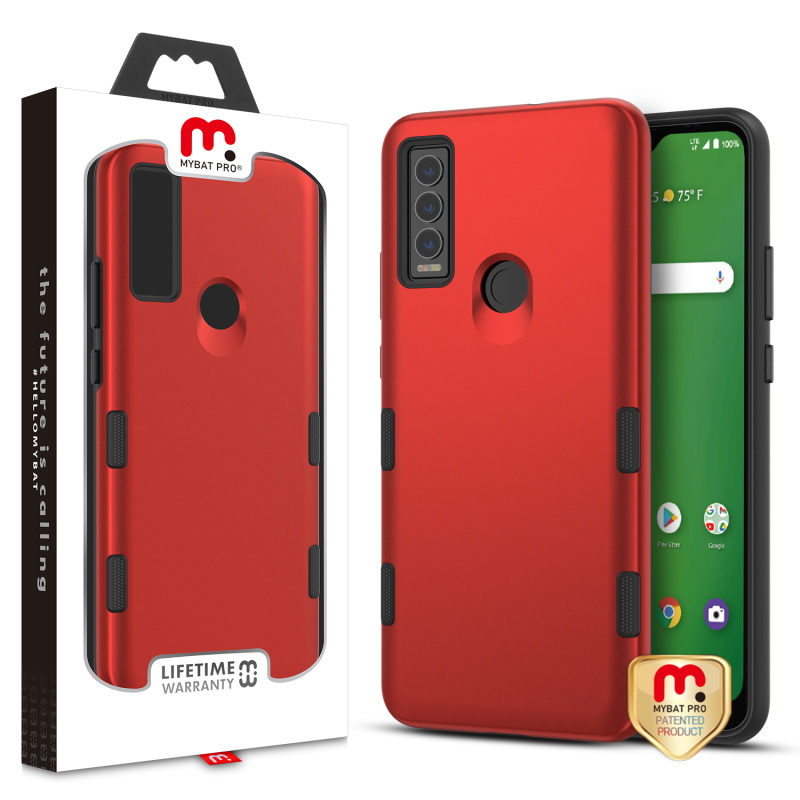 Picture of MyBat Pro TUFF Subs Series Case for Cricket Ovation 3 / At&t Motivate Max - Red