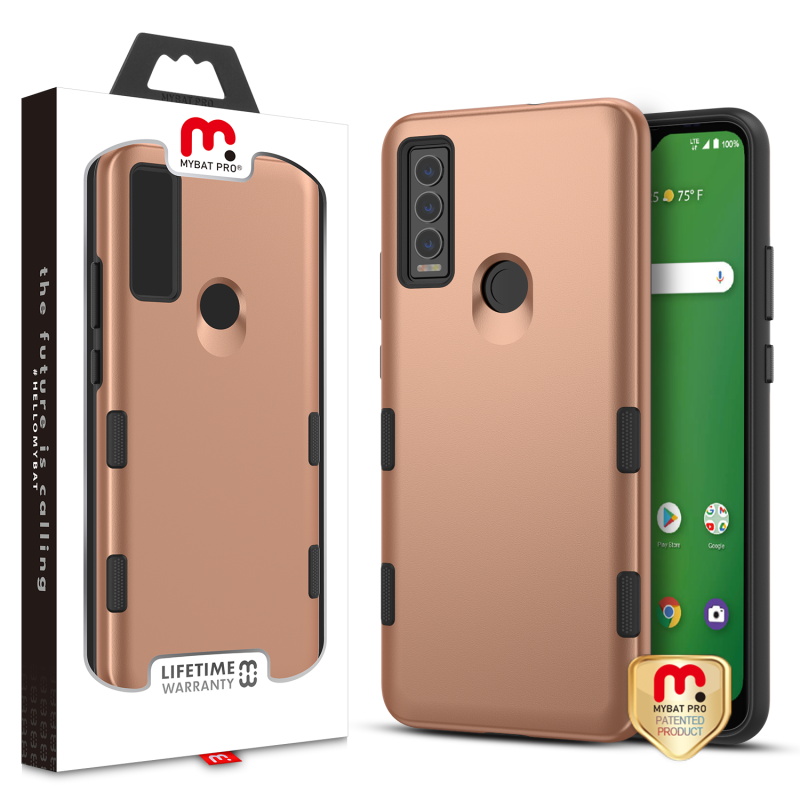 Picture of MyBat Pro TUFF Subs Series Case for Cricket Ovation 3 / At&t Motivate Max - Rose Gold