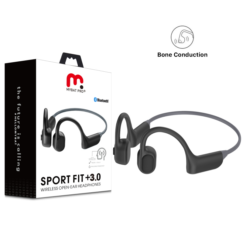 Picture of MyBat Pro Sport Fit+ Wireless Open Ear Headphones - Black