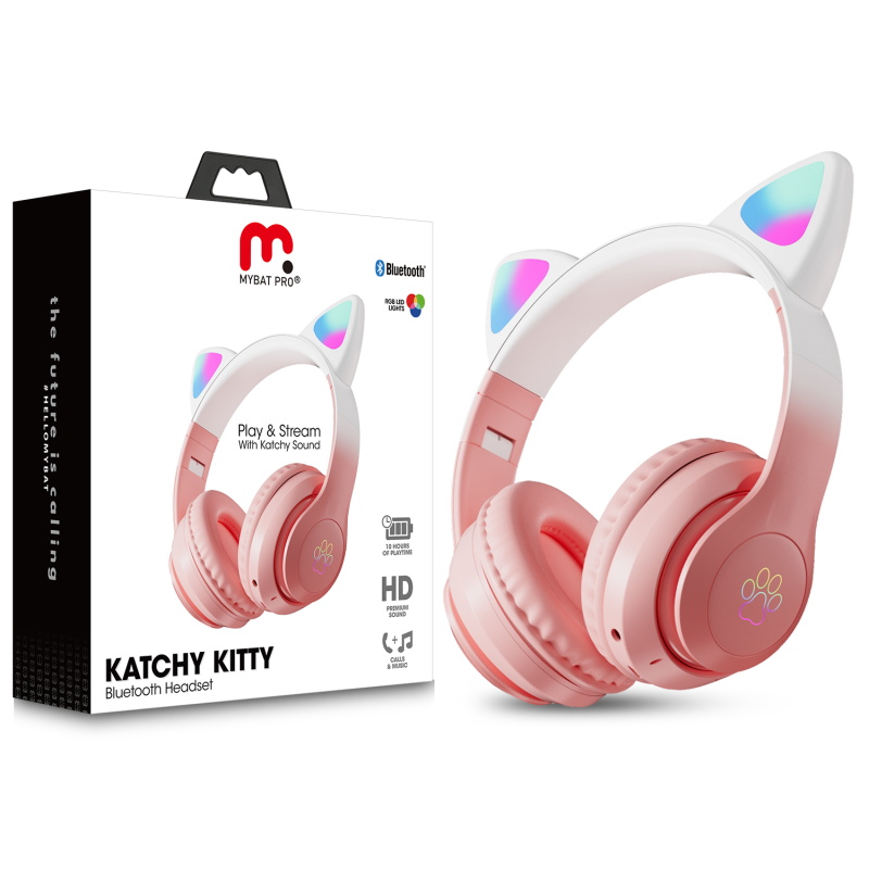 Picture of MyBat Pro Katchy Kitty Children’s Bluetooth Headset - Pink