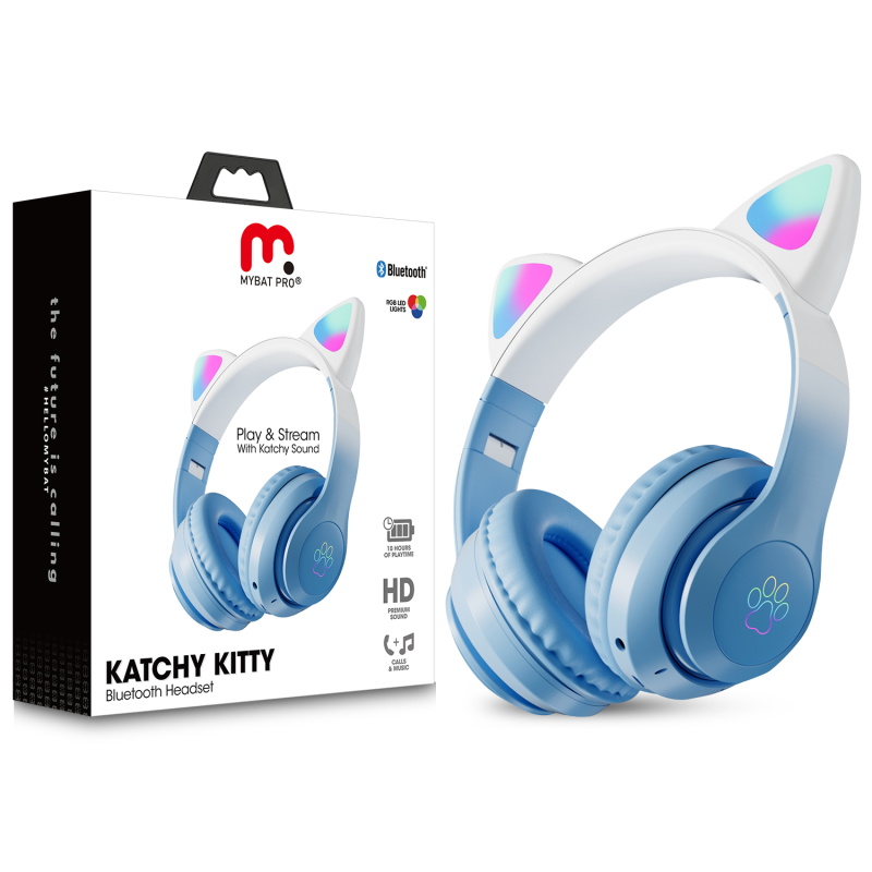 Picture of MyBat Pro Katchy Kitty Children’s Bluetooth Headset - Blue