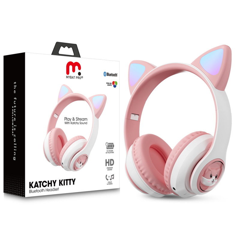 Picture of MyBat Pro Katchy Kitty Bluetooth Headset - Pink