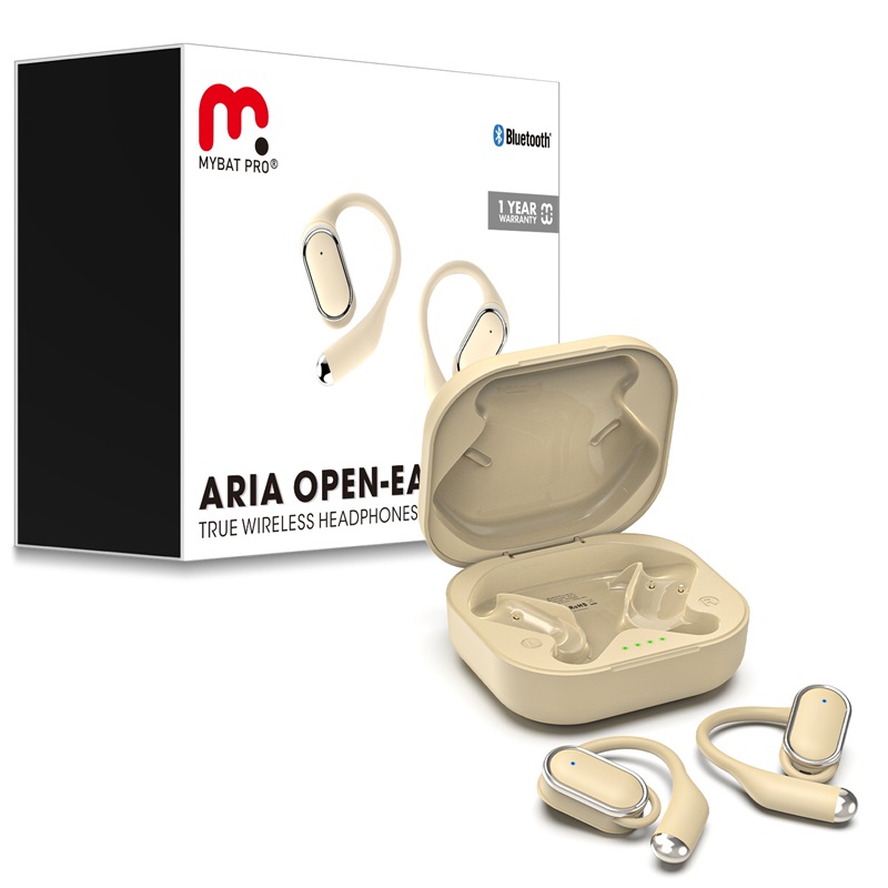 Picture of MyBat Pro Aria Open-Ear True Wireless Headphones - Beige