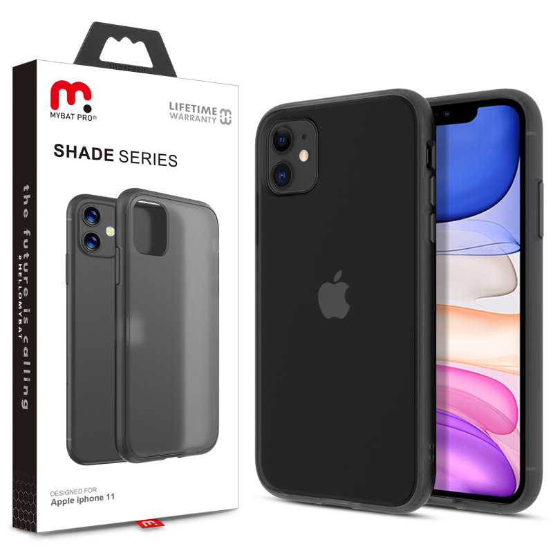 Picture of MyBat Pro Shade Series Case for Apple iPhone 11 - Smoke