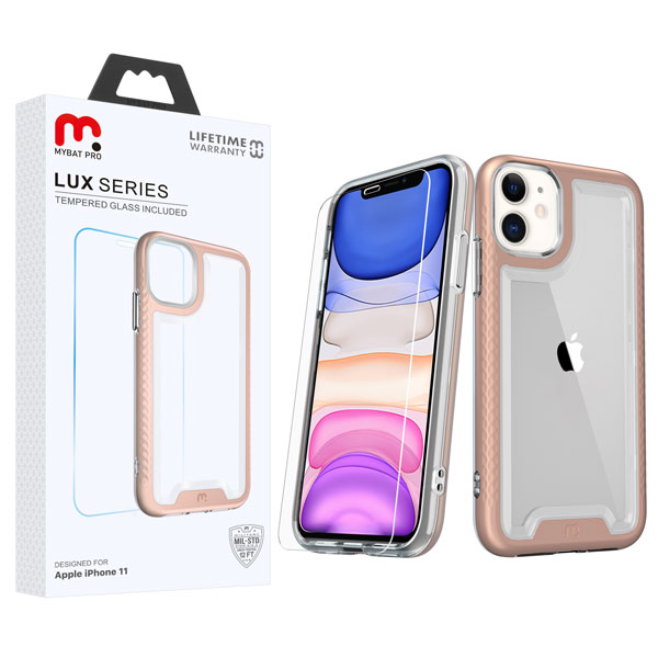 Picture of MyBat Pro Lux Series Case for Apple iPhone 11 - Rose Gold