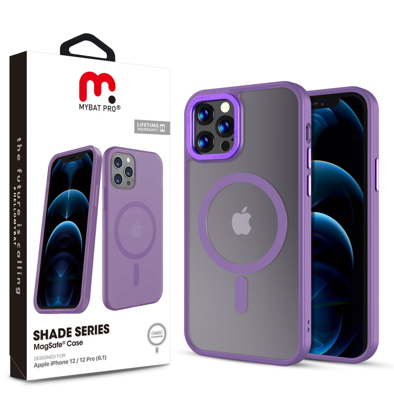 Picture of MyBat Pro Shade Series MagSafe Case for Apple iPhone 12 (6.1) / 12 Pro (6.1) - Purple
